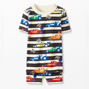 Hanna Andersson Kids Organic Cotton Racecar Pajama Set 2T